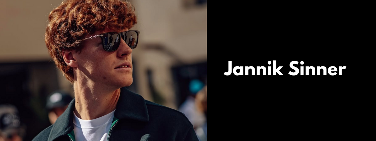 Jannik Sinner Glasses & Sunglasses Jannik Sinner Glasses & Sunglasses