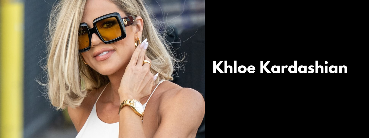 Celebrity Eyewear Khloe Kardashian Aviator Sunglasses DIFF 