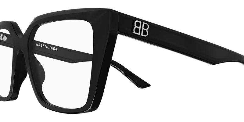BALENCIAGA-BB0130o-010 Eyeglasses Balenciaga EVERYDAY BB0130O Frame color Black main image 2
