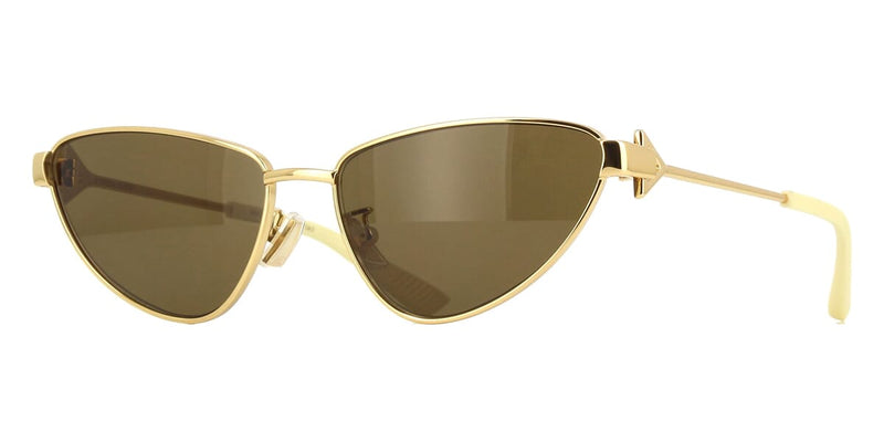 Bottega Veneta “Cyclone 11” Sunglasses in White