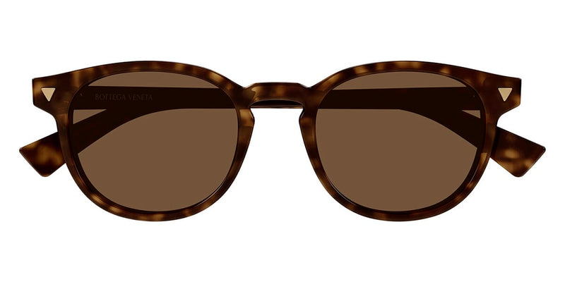 Bottega Veneta BV1253S 006 Sunglasses Brown Tortoise Frame Made in Italy 50mm Bottega Veneta BV1253S 006 Oval Brown Sunglasses  main image 4