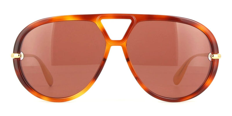 ASIAN FIT ☆BOTTEGA VENETA☆ Aviator サングラス RED/GOLD♪ Bottega Veneta BV1274S 003 Sunglasses - US