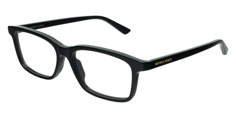 BOTTEGA VENETA 黒縁フレーム Bottega Veneta Eyeglasses BV1324O 001 Shiny Solid Black - eye-oo.com