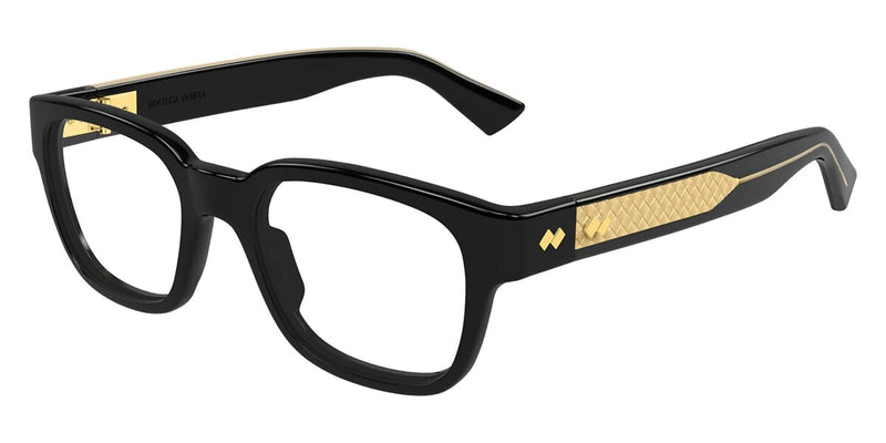 Bottega Veneta ブラックメタルメガネ Bottega Veneta BV1321S 001 Sunglasses - US