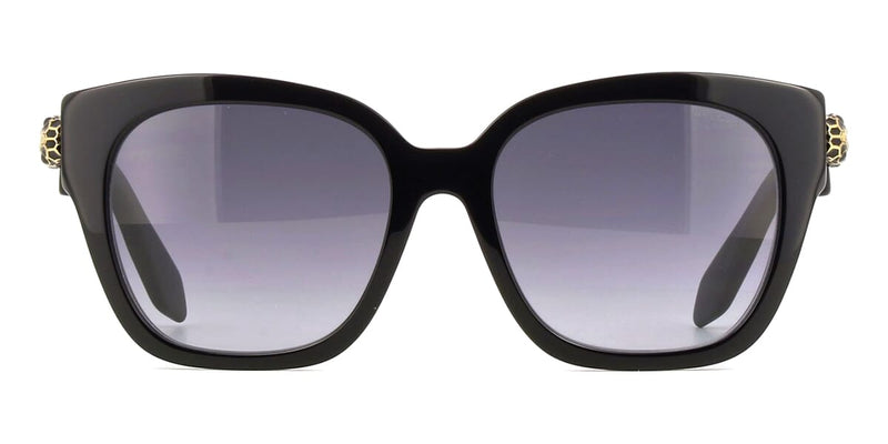 Bulgari Black Sunglasses with Gradient Lenses Squared Black Serpenti Sunglasses 904271 | Bvlgari main image 3