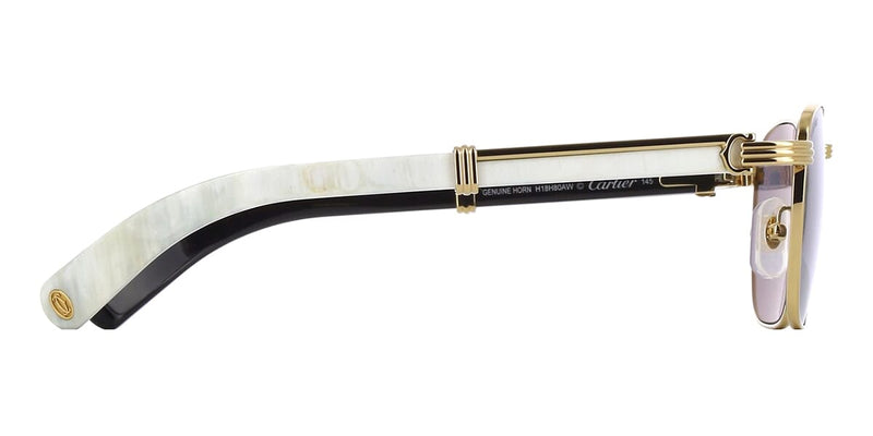 Cartier Buffalo Horn CT0363S 003 0AW Sunglasses - US