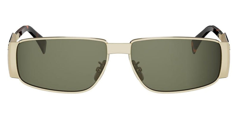CELINE CL40325U 30N — Green/Gold — RX Frames — Luxury Designer Eyewear Celine Metal Triomphe CL40325U M (59 - 14) with Green lenses  main image 2