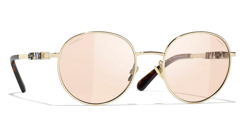 Chanel gold sunglasses best sale