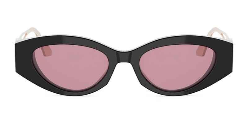 Dior Black & Pink Cat-Eye Sunglasses Dior Cdior B5u Women Pink Cat Eye Sunglasses – Otticanet main image 2