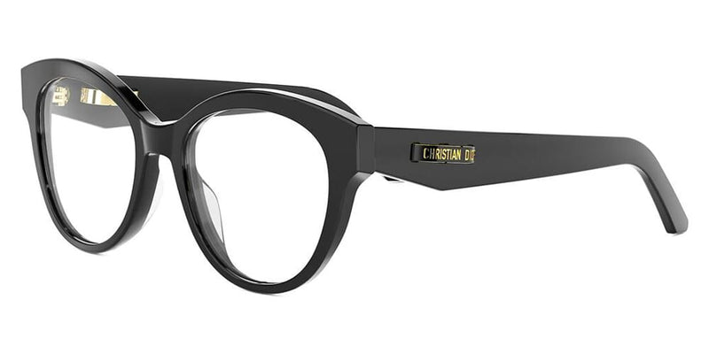 Dior Black Cat-Eye Glasses with Gold Accents Premium Dior Cat-Eye Black & Gold Eyeglasses - চারচোখ main image 3