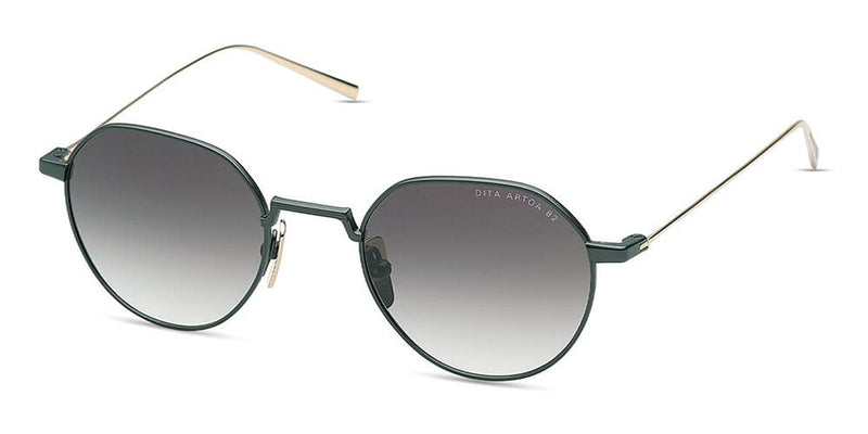 DITA ディータ サングラス ARRIFANA 22022-A-T-BLK DITA ARRIFANA Sunglasses In Black Acetate Frame With Gold Gradient