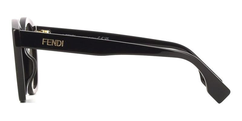 Fendi Lettering FE40175I 01F Sunglasses - US