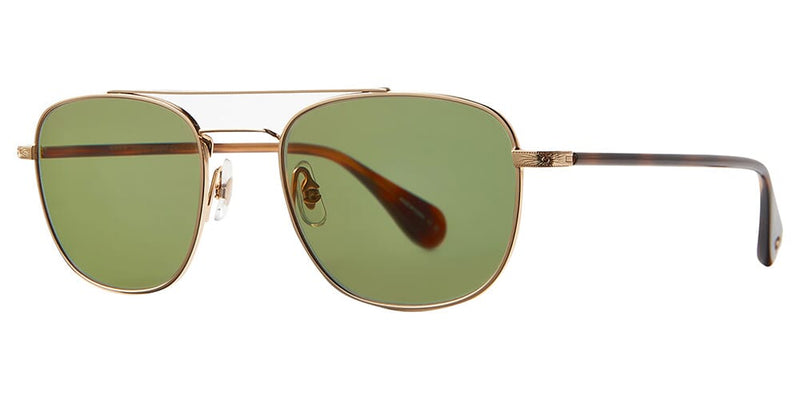 Garrett Leight Clubhouse II 4065 G-SPBRNSH/GRN Sunglasses - US
