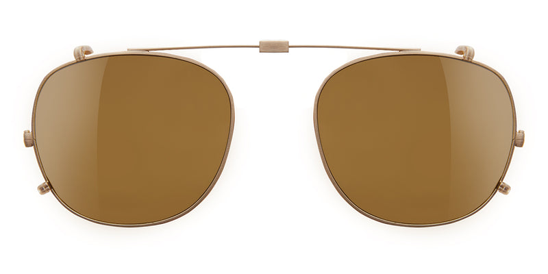 Garrett Leight Kinney Clip 5007 BG/BRN Folding Clip On Clip-On - US