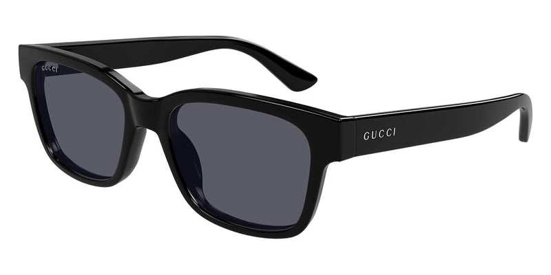 NWT Gucci GG1617S-001-56 Black Square 56mm Sunglasses Gucci Grey Browline Men main image 2