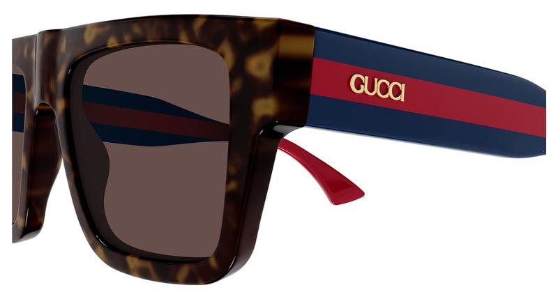 GUCCI ブラックサングラス GG 2952/S ケース付き Gucci Gg1868s Men Black Squared Sunglasses – Otticanet USA