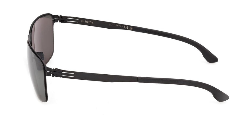ic! berlin Oli The 2nd Matte Black Polarised Sunglasses – Pretavoir