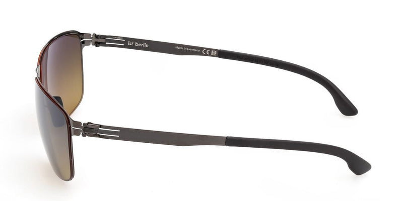 ic! berlin Oli The 2nd Shiny Gunmetal Grey Sunglasses - US