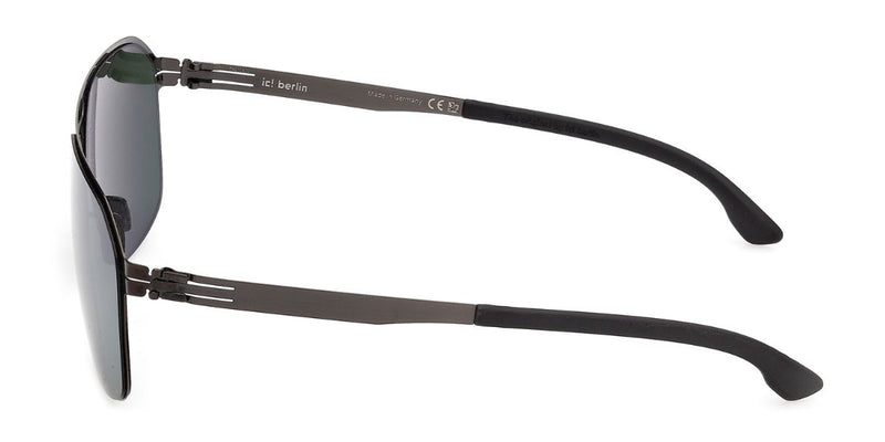 ic! berlin Rasmus Gunmetal Grey Polarised Sunglasses - US