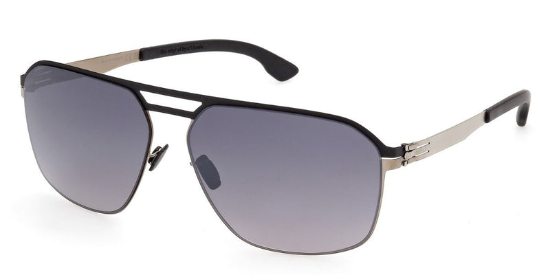 ic! berlin Rasmus Matte Black Sunglasses - US