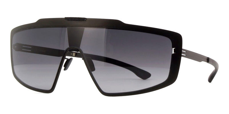 ic! berlin X Mercedes Benz MB Shield 03 Black Sunglasses - US