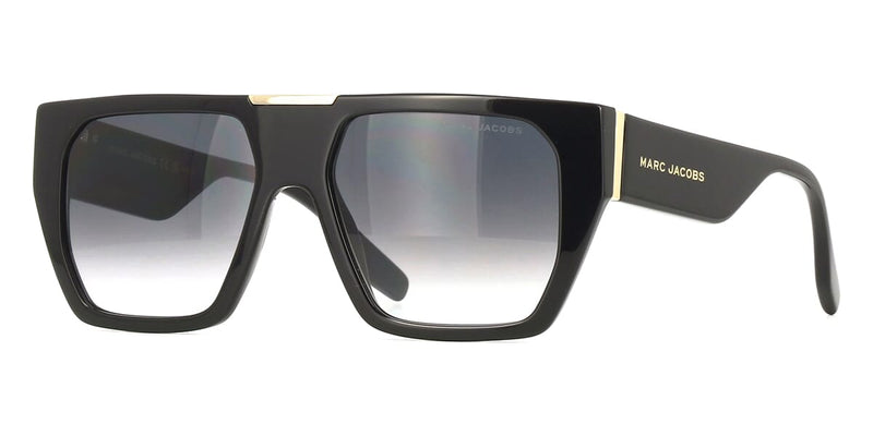 Marc Jacobs Black  Square Sunglasses with Gradient Lenses Marc Jacobs 57mm Gradient Square Sunglasses | Nordstromrack main image 2