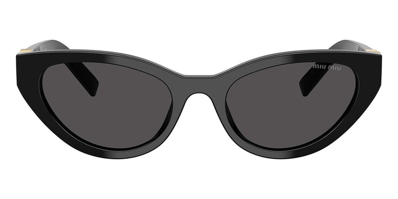 Miu Miu Black Star-Print Cat Eye Sunglasses with Gradient Lenses Miu Miu Eyewear cat-eye gradient-lens Sunglasses | Black  main image 4