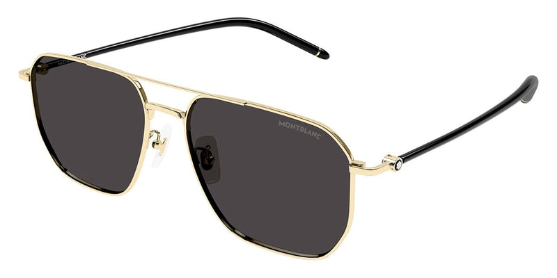 MONTBLANCモンブラン Montblanc MB0367SA 001 Sunglasses - US