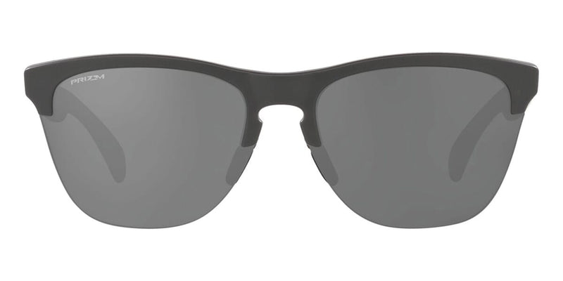 Oakley Frogskins Lite Sunglasses Matte Dark Grey with Prizm Black Lens