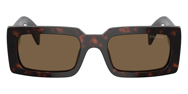 PRADA ブラウン オクタゴナル サングラス Prada PR A07S 16N5Y1 Polarised Sunglasses - US