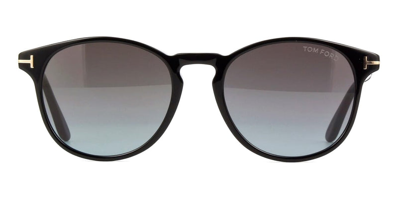 TOM FORD RANIA TF169 Round Framed Sunglasses in color 01B Grey Black Designer Tom Ford Rania Tf169 Sunglasses main image 4