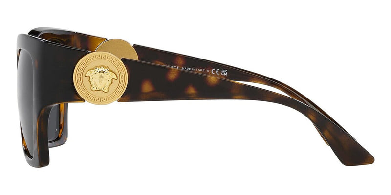 Versace Black Sunglasses with Gold Medusa Detail MOD 4452 AUTHENTIC Versace 4452 108/87 Sunglasses - US main image 4