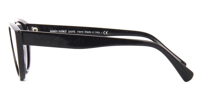 Alain Mikli Miss J A05031 005/6G Black Cat Eye Sunglasses 