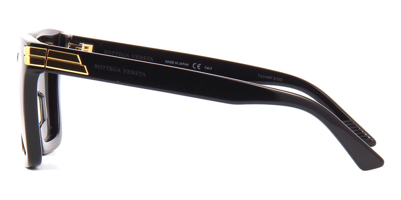Bottega Veneta BV1005S 001 Black Square Sunglasses  display picture 2