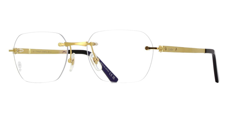Cartier  無地 サングラス・メガネ Cartier CT0407O 001 Glasses - US