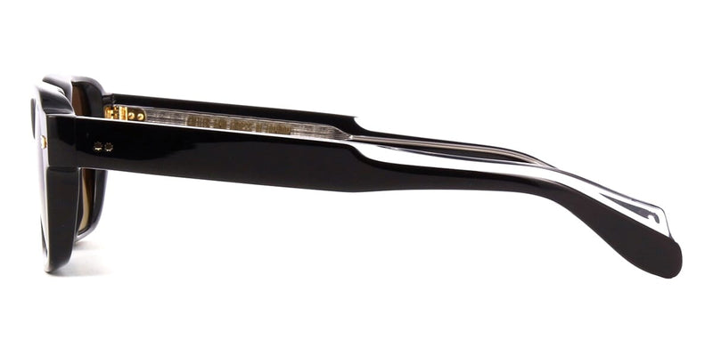 CUTLER AND GROSS ボストン型サングラス Cutler and Gross Sun 1393 01 Shiny Black Sunglasses - US