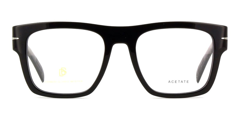 Lunettes De Vue David Beckham DB 7020/FLAT - Monture Noire Cristal - Taille 53/21/150 - Neuf Avec étiquettes