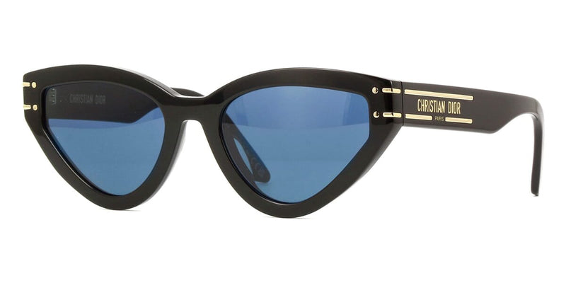 Dior Signature B2U 10B0 Sunglasses | Black Cat Eye Sunglasses - US