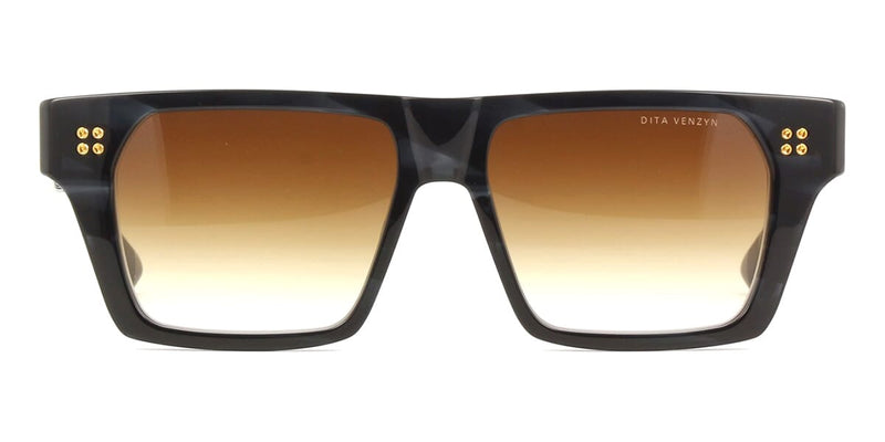 Dita Venzyn Sun Unisex Sunglasses - Black Iron/Grey Shaded