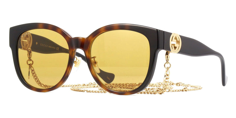 Gucci GG1028SK 003 with Detachable Chain Sunglasses - US