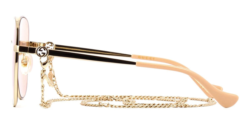 Gucci GG1089SA 003 with Detachable Chain Sunglasses - US