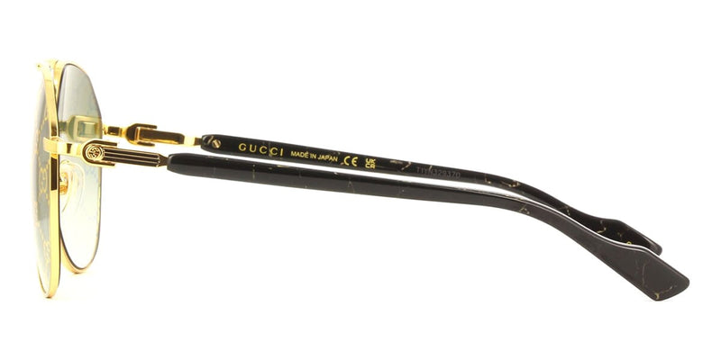 NEW GUCCI SUNGLASSES GG1202S 004 GOLD/BLACK WOMEN EYEWEAR GUCCI Gucci GG1202S 004 - Sunglasses for Woman – LookerOnline main image 3