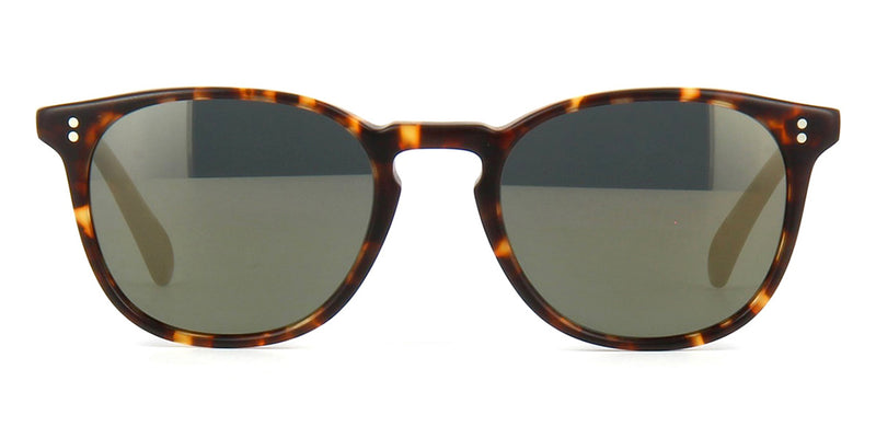 Oliver Peoples Finley Esq. Sun OV5298SU 1454/O9 Matte Sable Tortoise/Green  Mirror Gold Polarised VFX - US