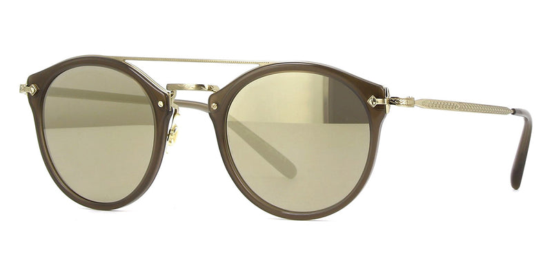 Oliver Peoples Remick OV5349S 1473/6G Taupe/Gold Mirror Sunglasses