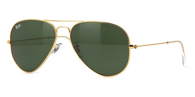 defekt deadline Orkan Ray-Ban Aviator 3025 L0205 Gold/G15 Green Sunglasses. Ray Ban Pilot - US