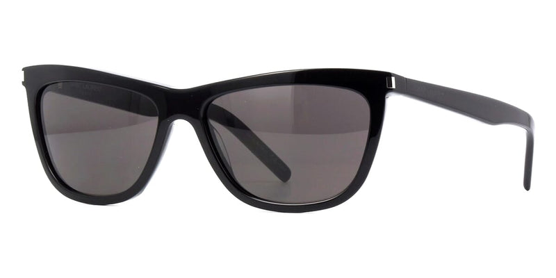 Yves Saint Laurent - Classic SL 51 Sunglasses in Black and White Calfskin -  Sunglasses - Saint Laurent Eyewear - Avvenice