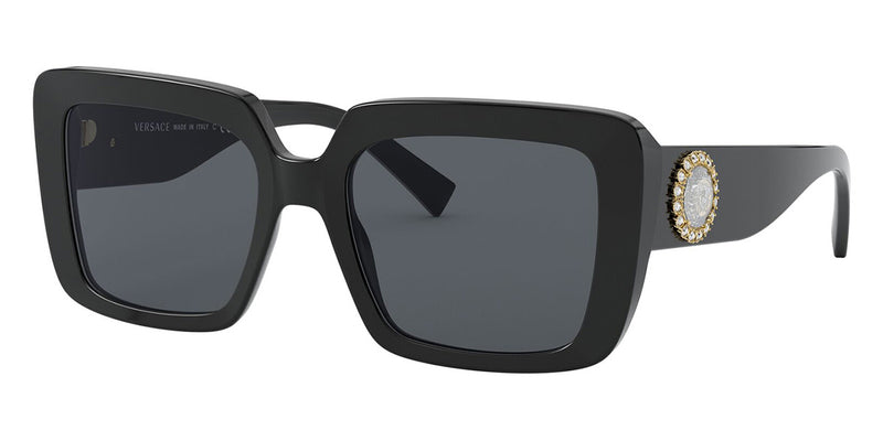 Versace black square store sunglasses