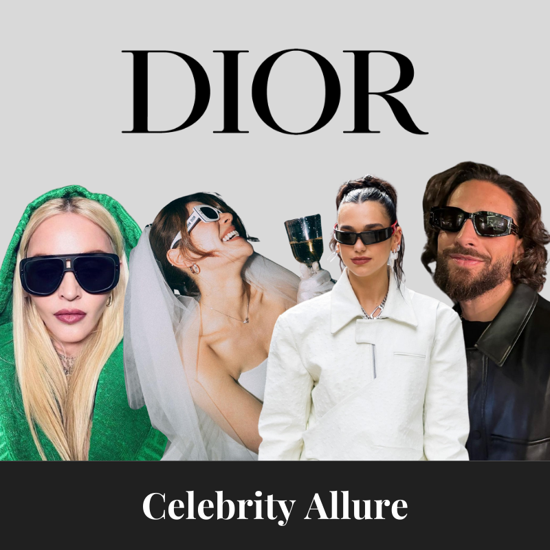 Dior Eyewear: A Celestial Fusion of Elegance and Celebrity Allure