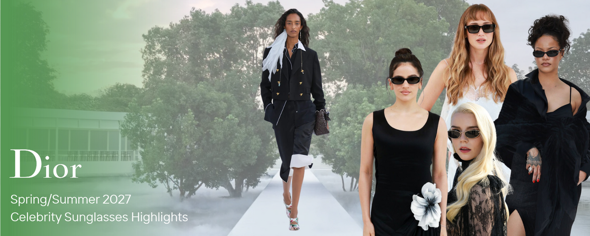 Dior Spring/Summer 2027: Celebrity Eyewear Highlights