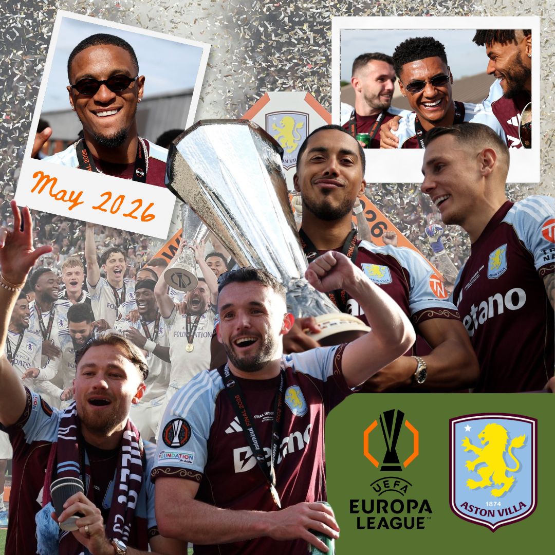 Europa League 2026: Sunglasses from Aston Villa’s Trophy Parade